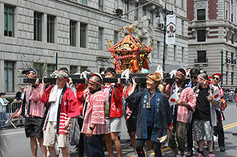 Japan Day Parade Ibaraki Kenjin Kai Float.&nbsp; Richard Ford III