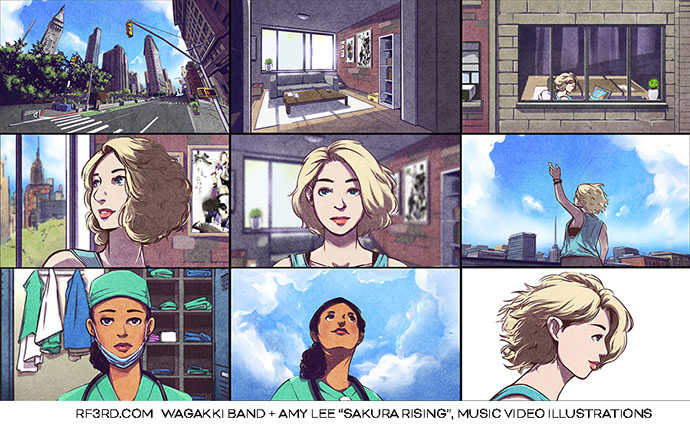 Richard Ford III Wagakkiband Music Video Visuals